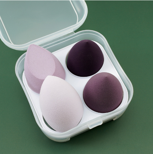 4pcs Makeup Dry and Wet Sponge Powder Puff